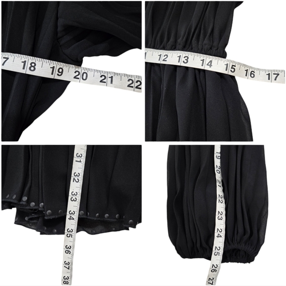 Zara Pleated Bell Sleeve Bloggers Fave Mini Dress - Picture 13 of 16